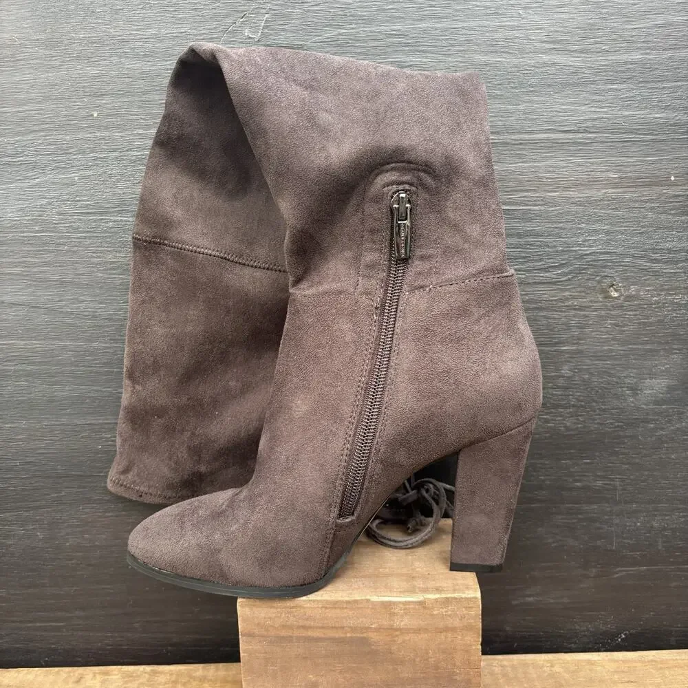 VINCE CAMUTO MADOLEE TAUPE OVER-THE-KNEE BOOTS SIZE 7.5 NWOT